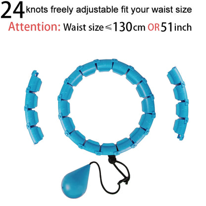 32/20/24/28 Section Adjustable Sport Hoops Abdominal Waist Exercise Detachable Hoola Massage Fitness Hoop Training Weight Loss